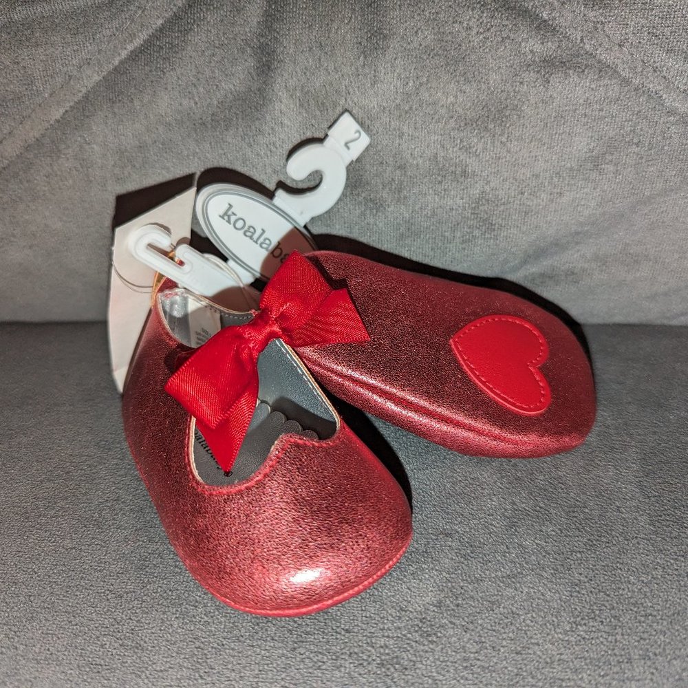 Brand New with Tag. Koala Kids Red Valentine's Dress Shoes Size 2